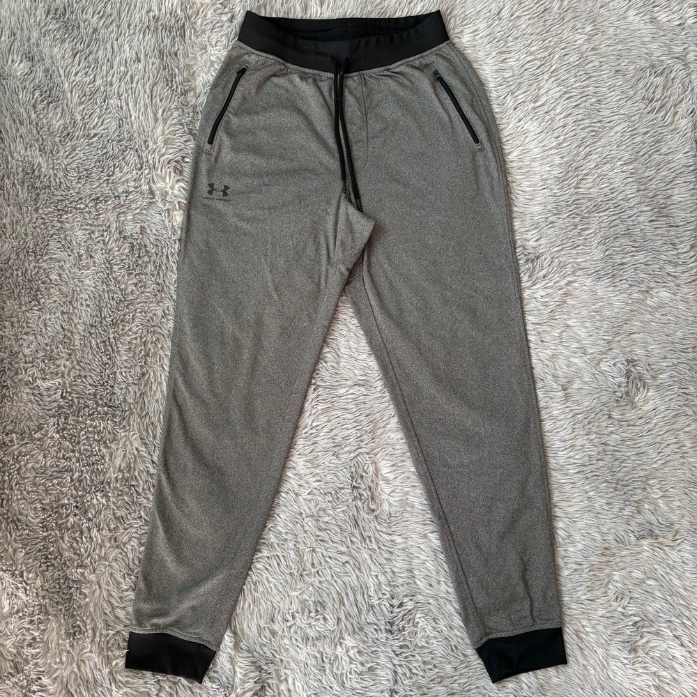 Under Armour Dri-fit Jogger Pants Gray Men's Medium Athletic Workout Run Casual‎